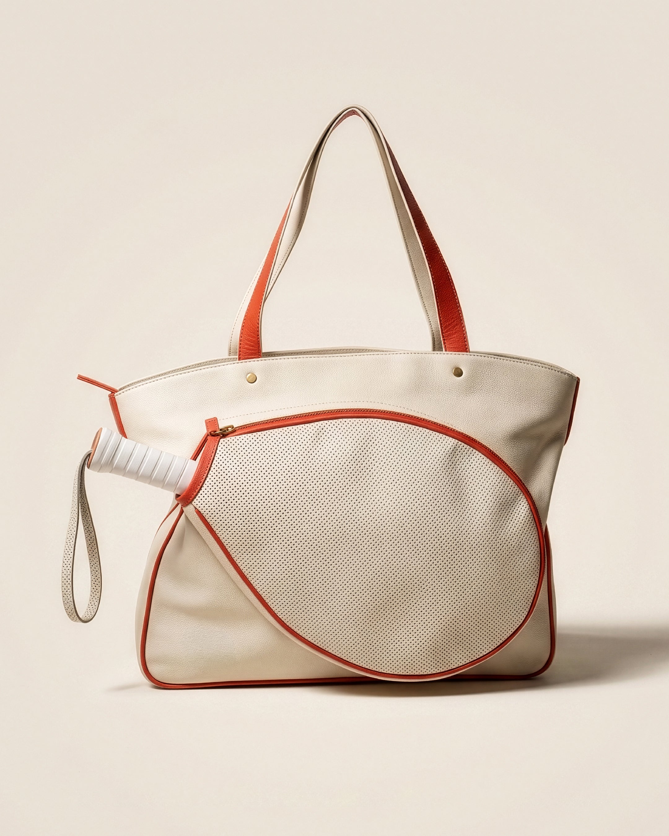 Tapa perforada ostra - naranja